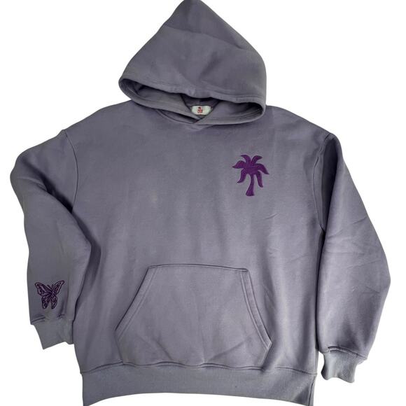 pink palm puff Tops - "To Live For the Hope of it All" Hoodie in Lilac